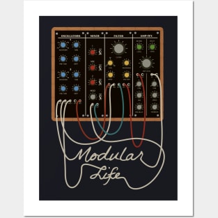 Modular Synthesizer Posters and Art